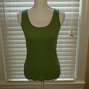Green tank top